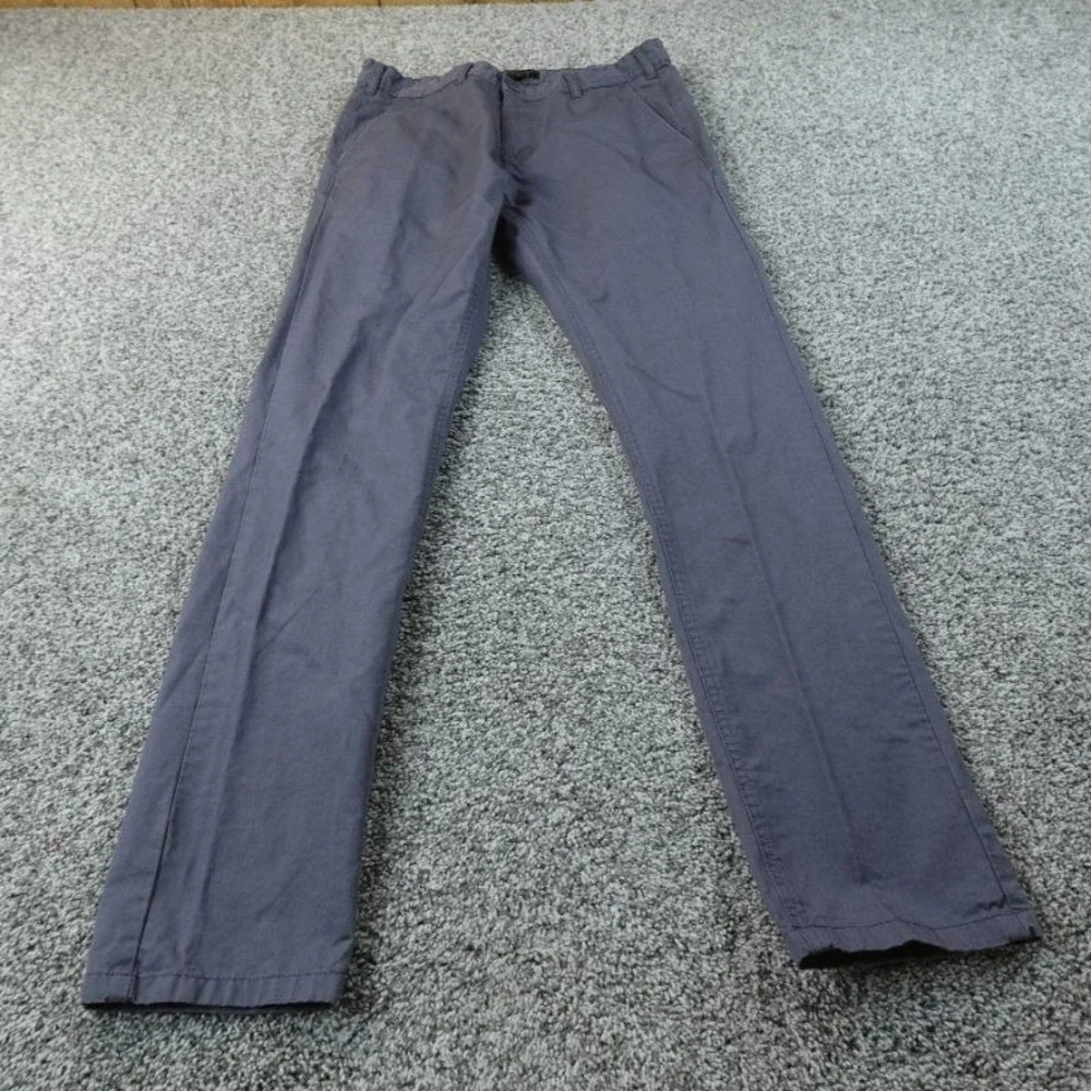 Banana‎ Republic Pants Mens 30X32 Blue Fulton Skinny Chino Trouser Preppy